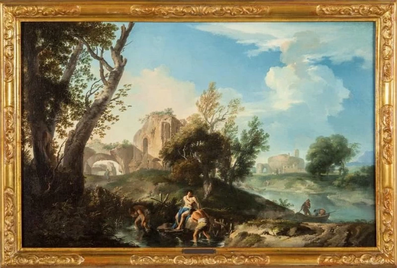 Paesaggio con pastori